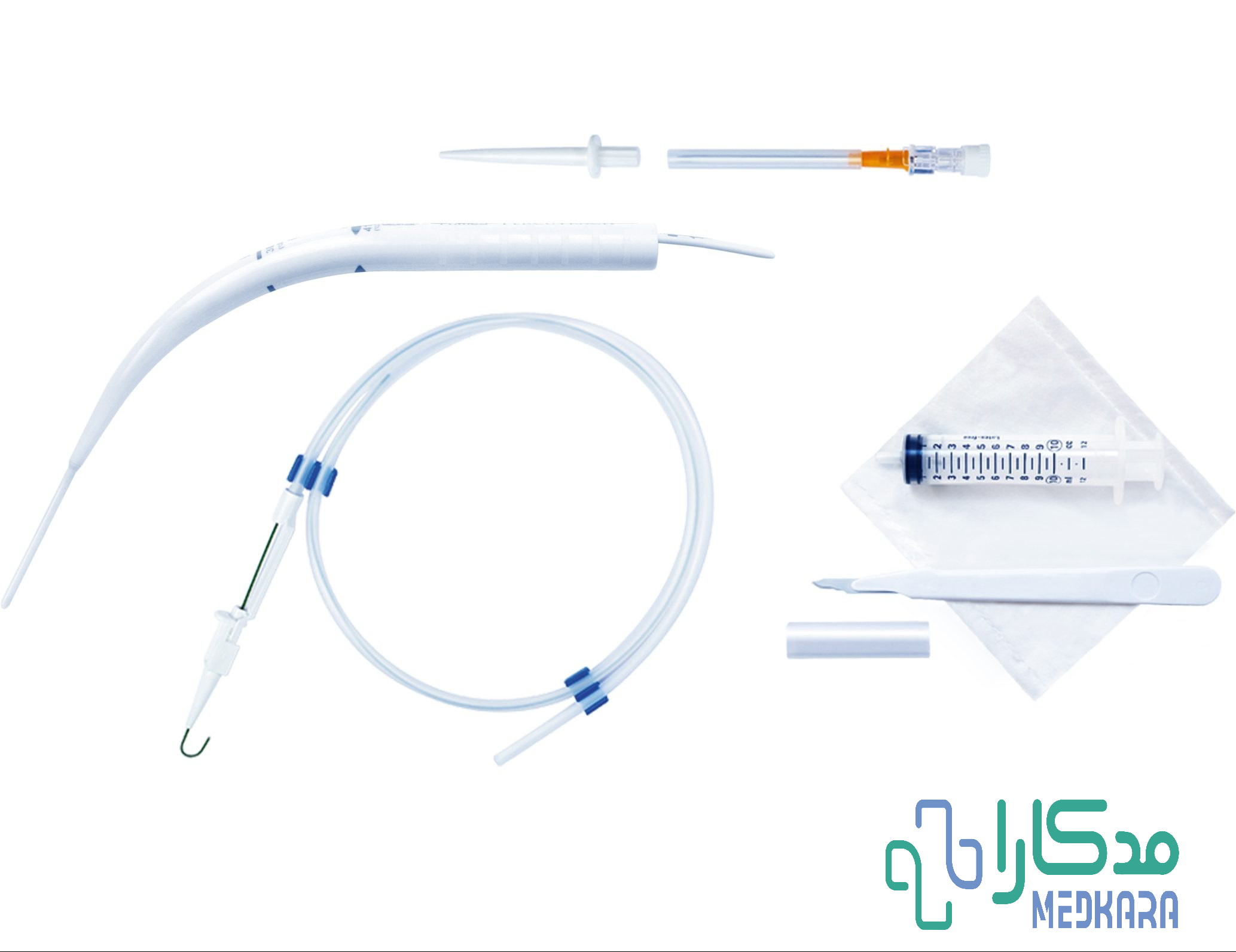 کیت تراکئوستومی پرکوتانئوس (PDT) به همراه لوله کافدار